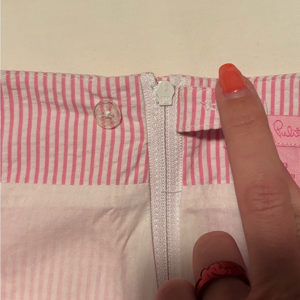 Lilly Pulitzer Pink Ribbed Mini Pencil Skirt - Picture 3 of 3
